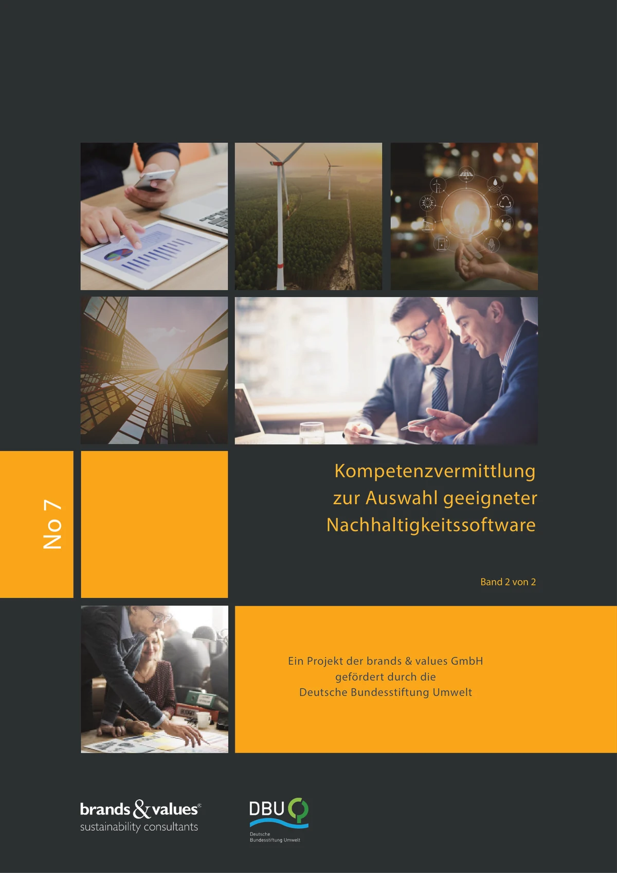 Cover of the study “Competence transfer for the selection of suitable sustainability software”