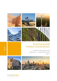 EPDs – Benefits, Expectations, and Fulfilment – From the Perspective of Stakeholders (Vol. 1 of 2) - Cover page